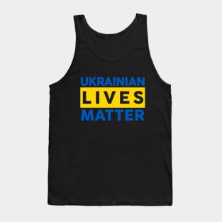 Ukrainian Lives Matter Tank Top